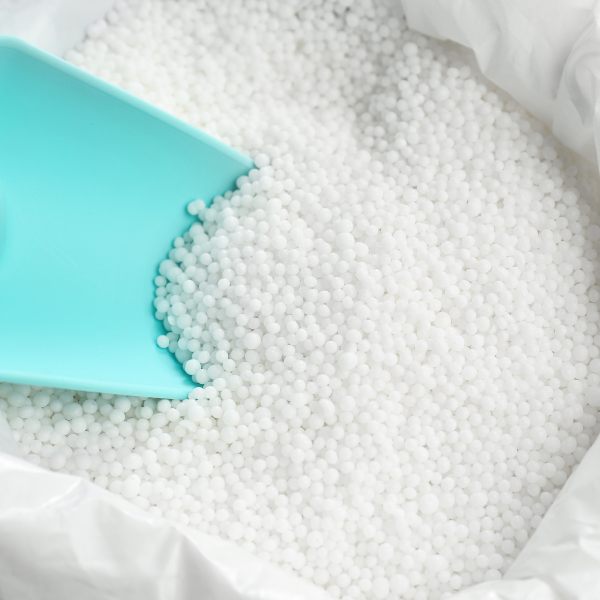 Bag with Granular Mineral Fertilizer and Scoop