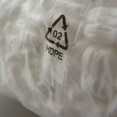 Material recycling code for HDPE (High density Polyethylene) plastic